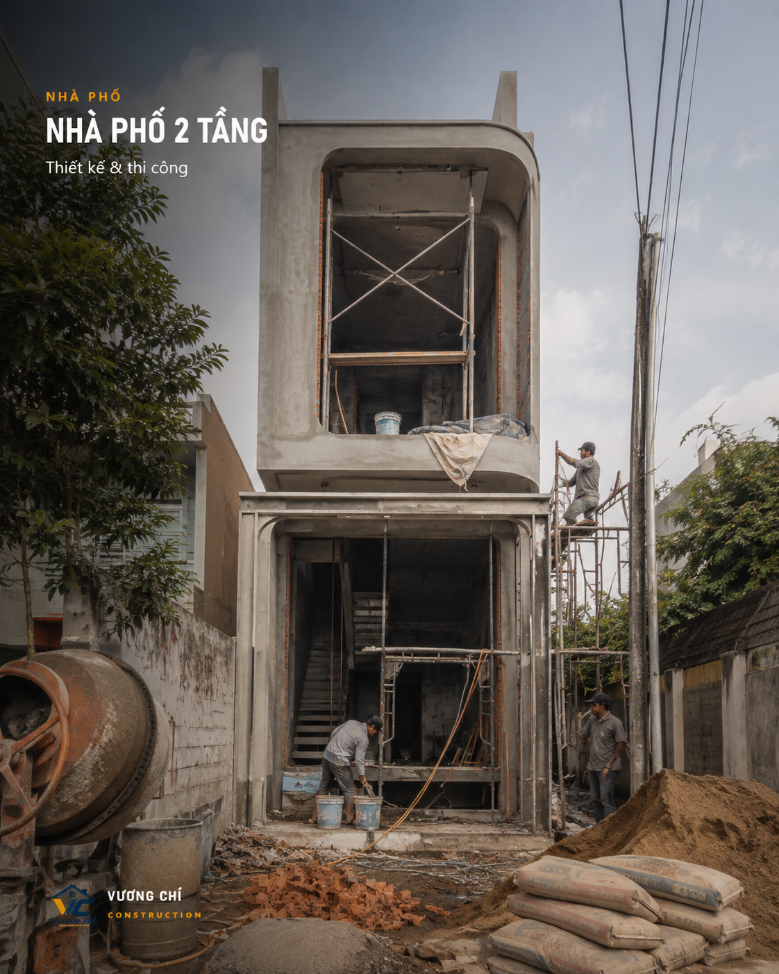 Nhà phố 2 tầng